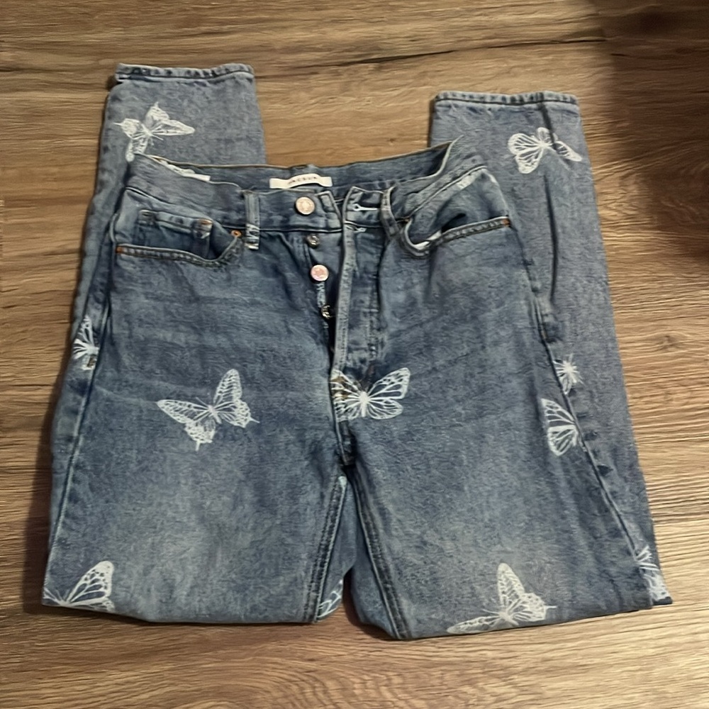 Pacsun Butterfly Jeans